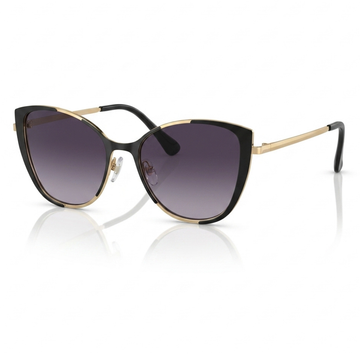 Lunettes de Soleil Guess GU7744 Œil-de-Chat Noires et Dorées