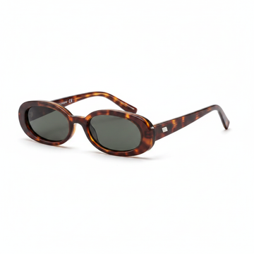Lunettes de Soleil Ovales – Écaille de Tortue
